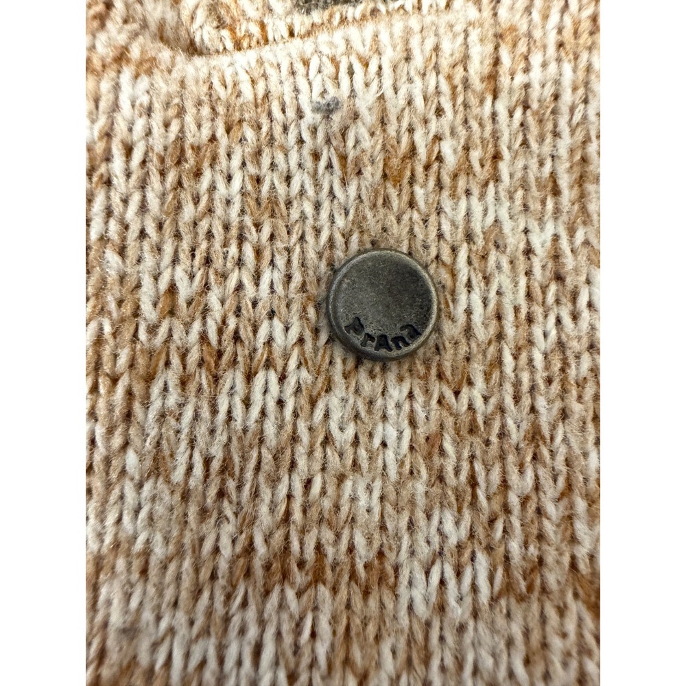 Prana Mattea Hoodie Sweater Pullover Tan Heather Asymmetrical Hem Womens XL - Picture 8 of 10